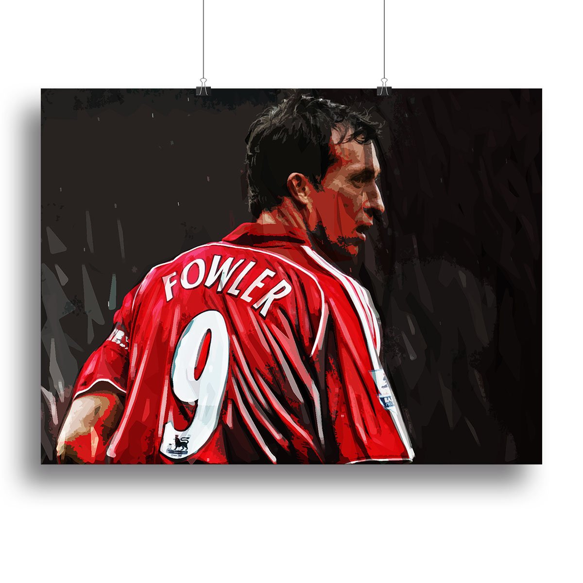 Robbie Fowler Liverpool Canvas Print or Poster