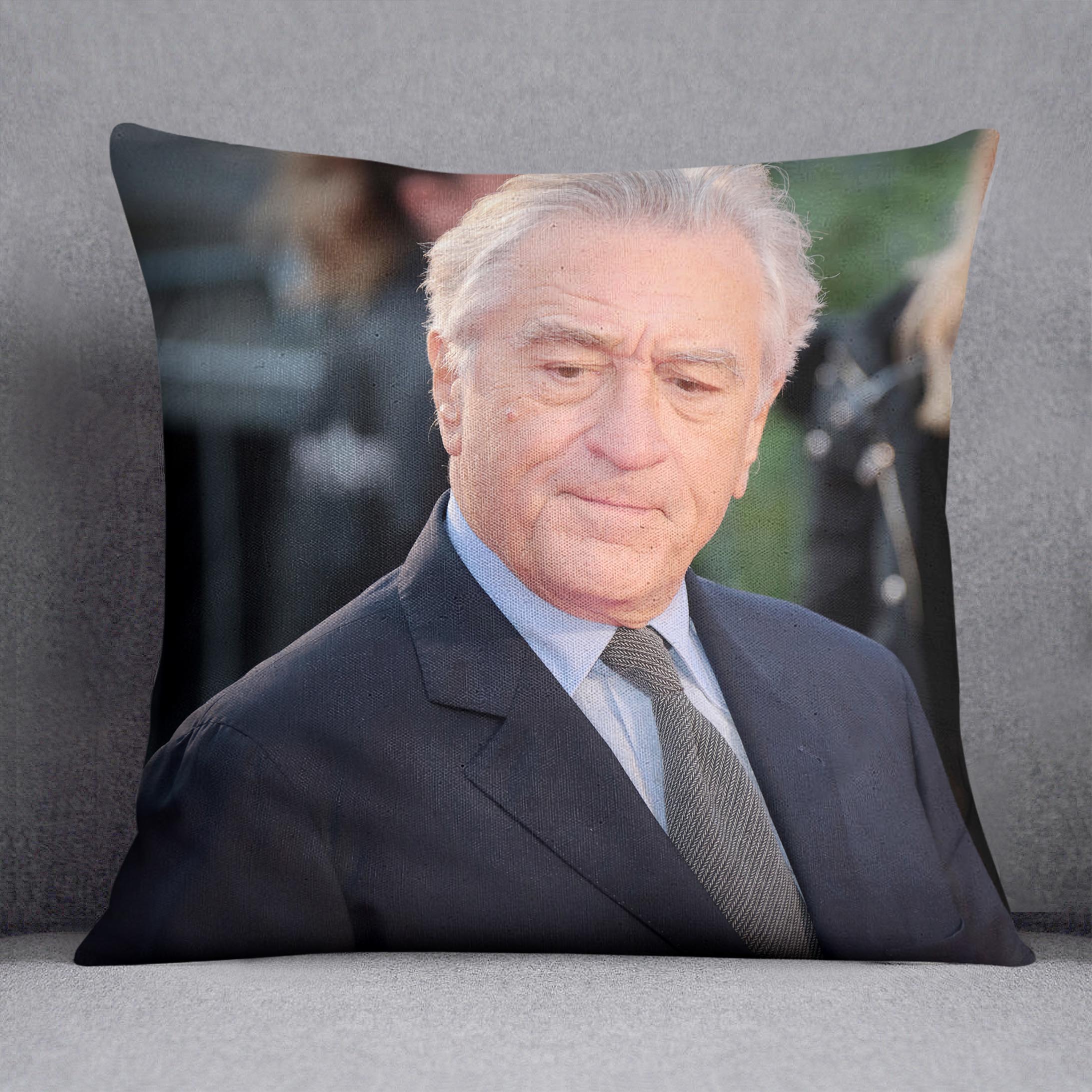 Robert De Niro Cushion - Canvas Art Rocks - 1