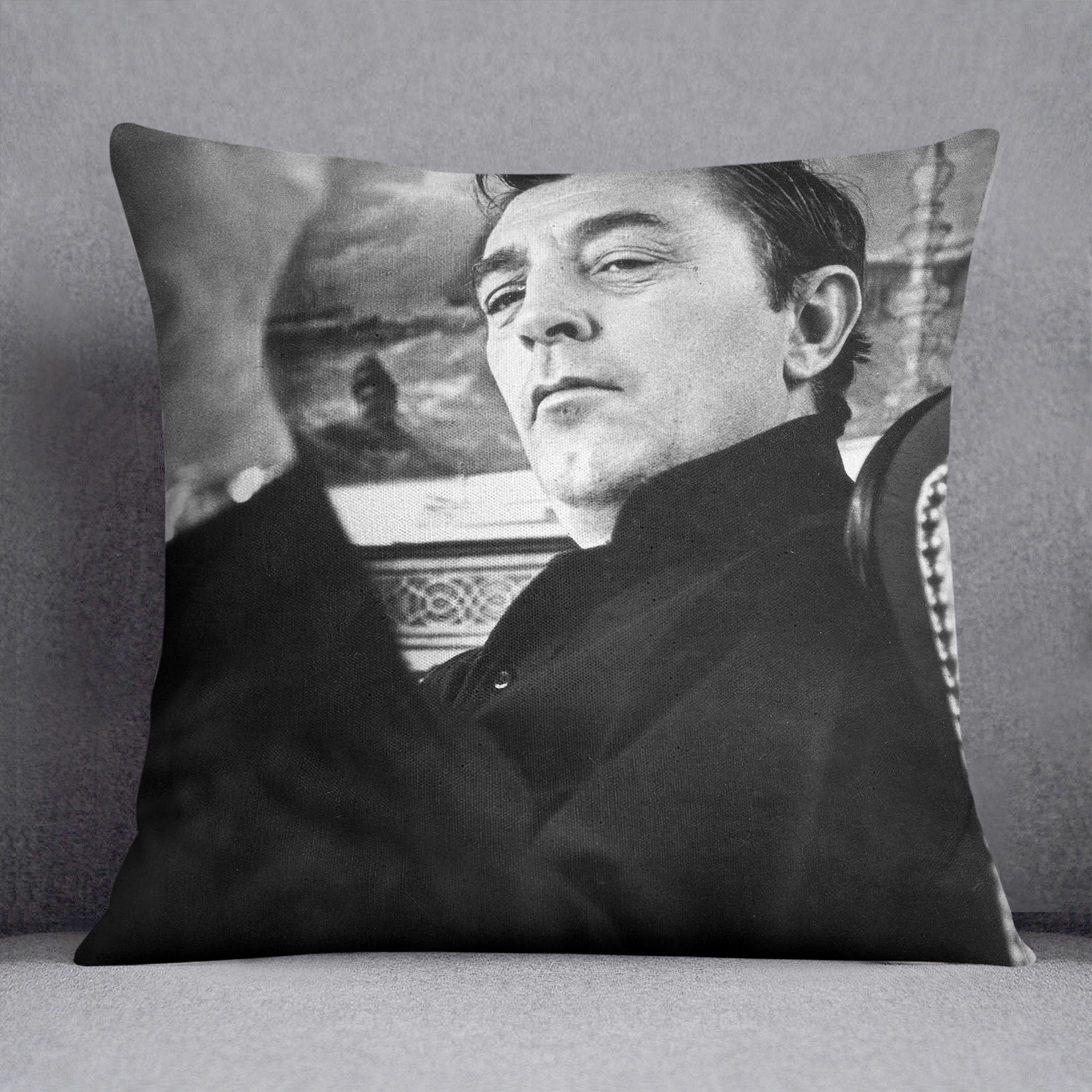 Robert Mitchum Cushion - Canvas Art Rocks - 1