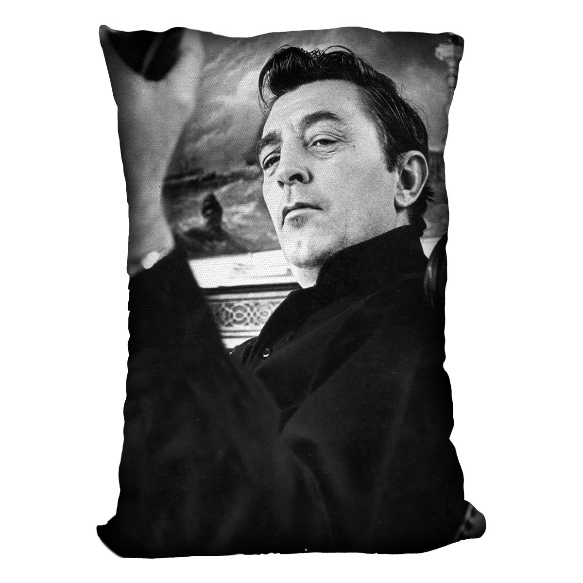 Robert Mitchum Cushion - Canvas Art Rocks - 4