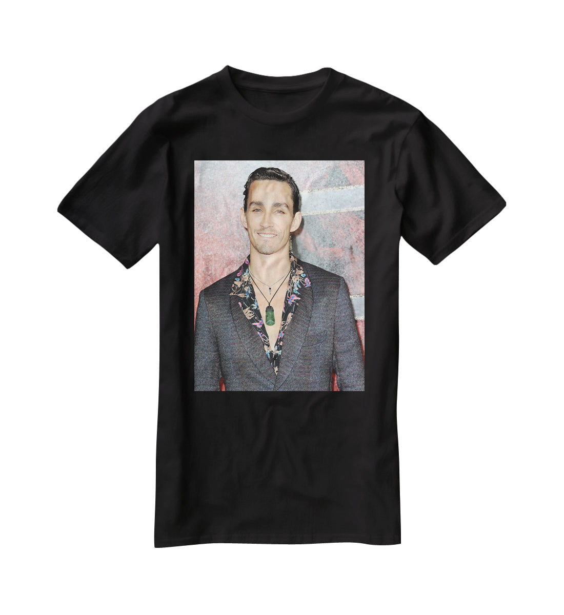 Robert Sheehan T-Shirt - Canvas Art Rocks - 1