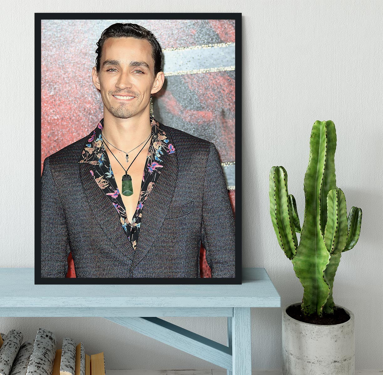 Robert Sheehan Framed Print - Canvas Art Rocks - 2