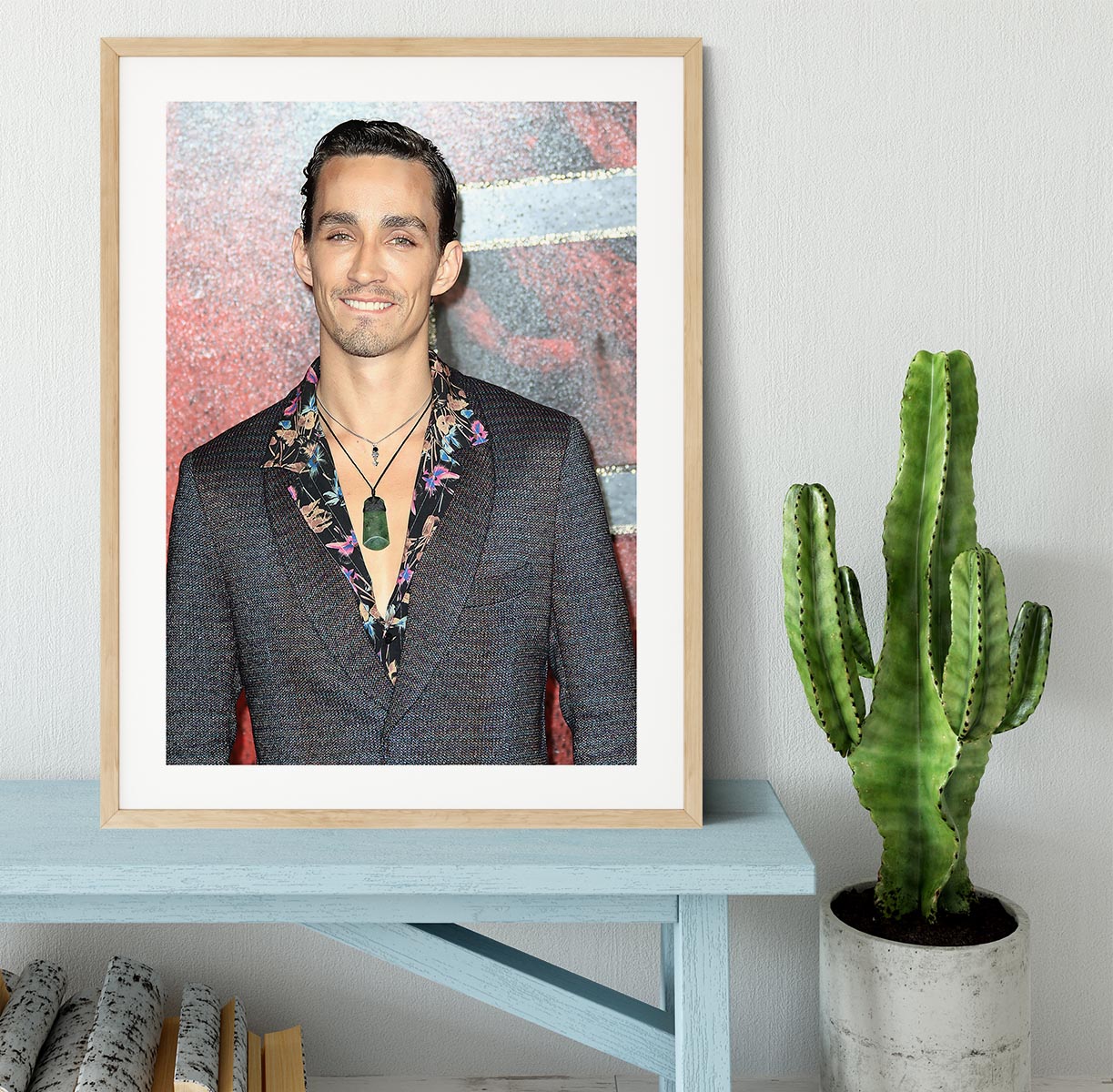 Robert Sheehan Framed Print - Canvas Art Rocks - 3