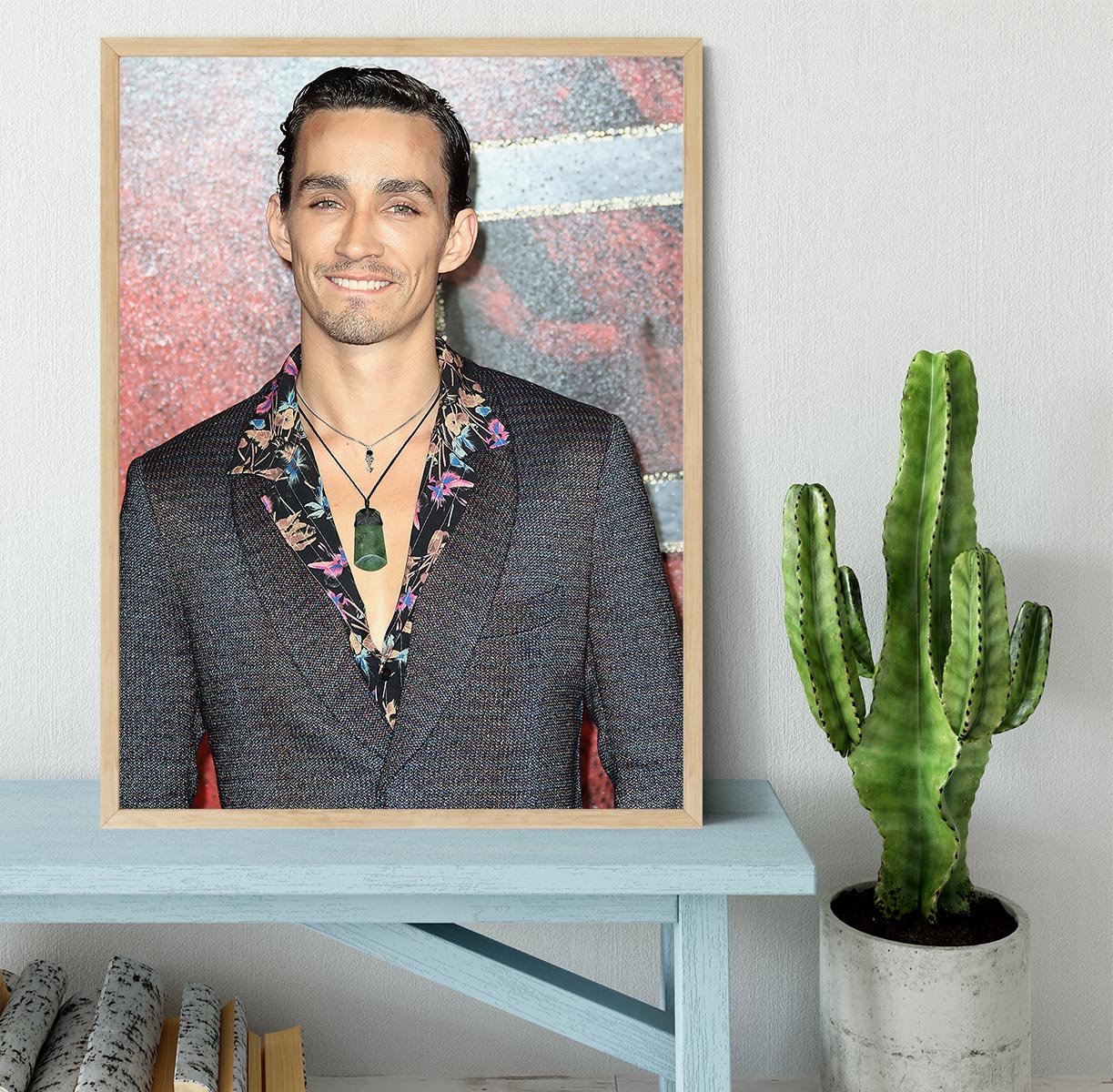 Robert Sheehan Framed Print - Canvas Art Rocks - 4