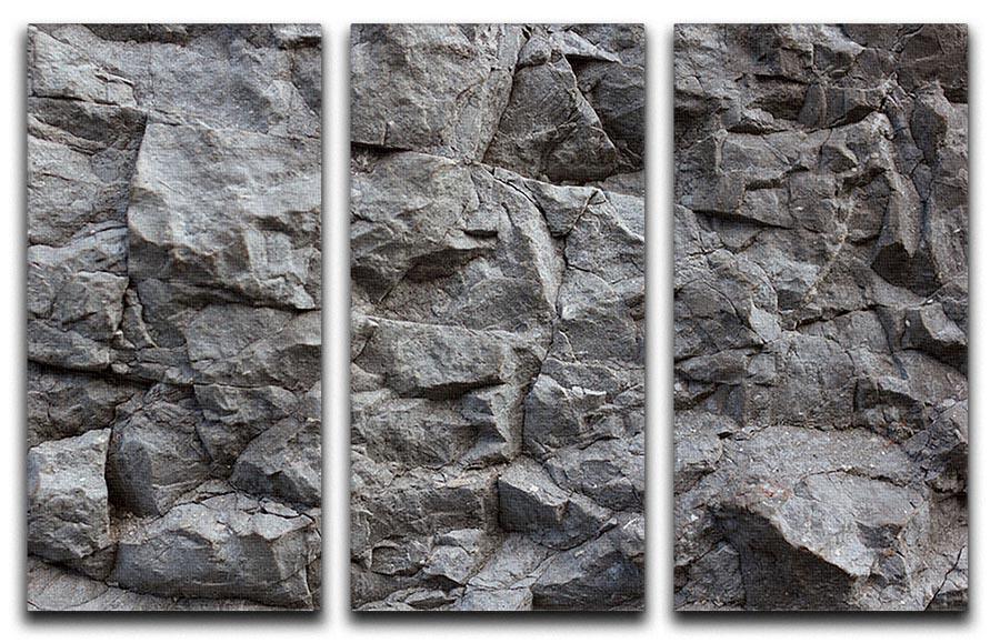 Rock texture background 3 Split Panel Canvas Print - Canvas Art Rocks - 1