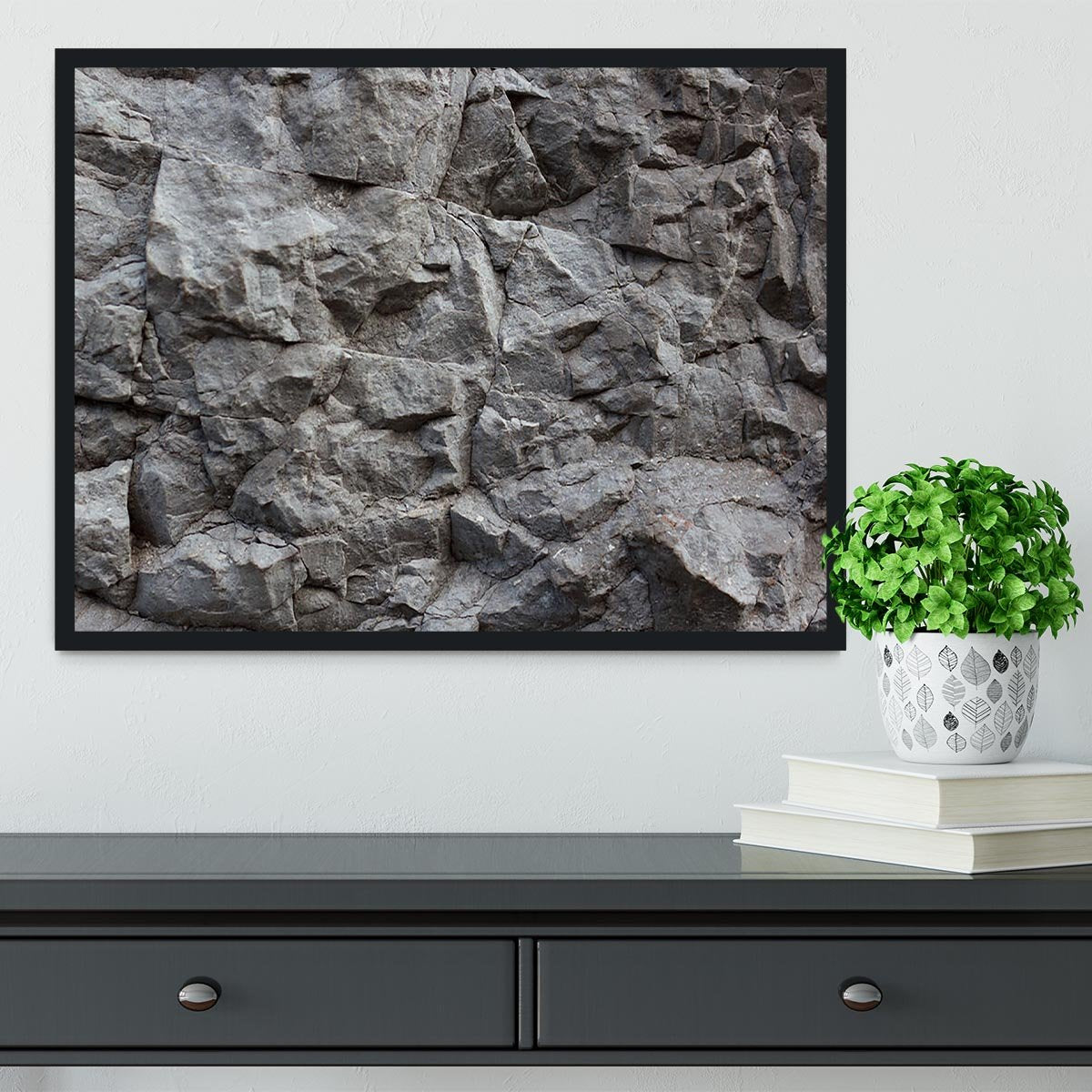 Rock texture background Framed Print - Canvas Art Rocks - 2