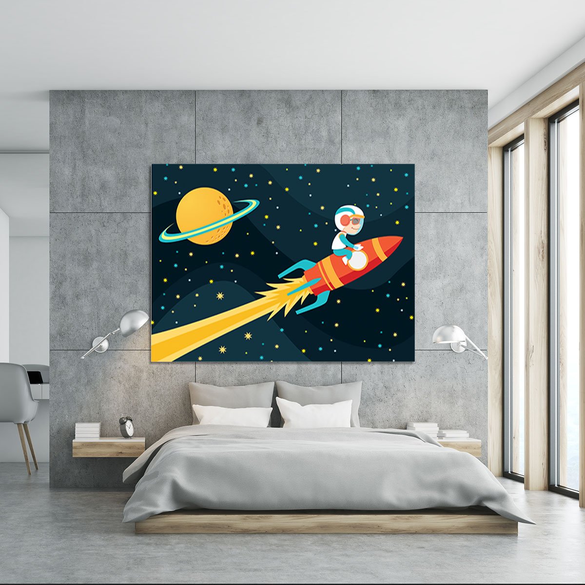 Rocket Boy Canvas Print or Poster