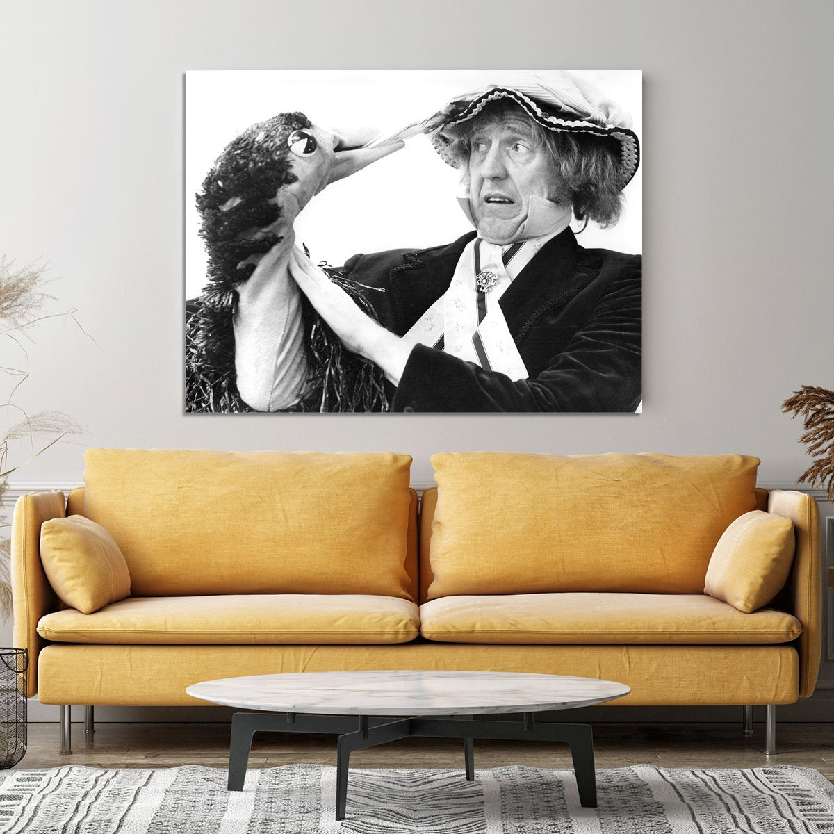 Rod Hull and Emu Canvas Print or Poster
