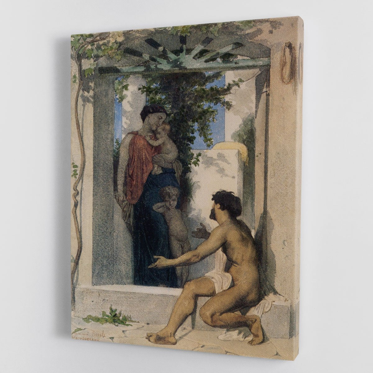 Roman Charity Unknown By Bouguereau Canvas Print or Poster