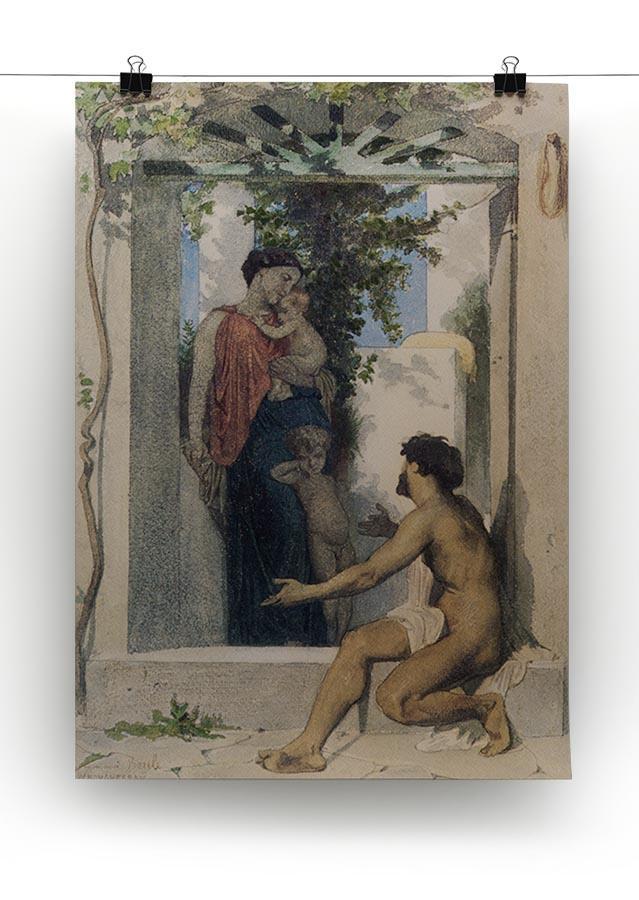 Roman Charity Unknown By Bouguereau Canvas Print or Poster - Canvas Art Rocks - 2
