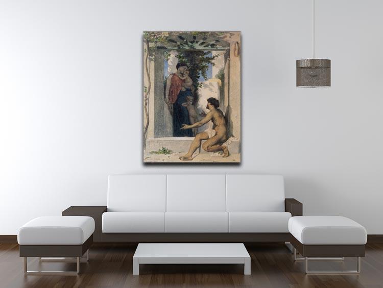 Roman Charity Unknown By Bouguereau Canvas Print or Poster - Canvas Art Rocks - 4