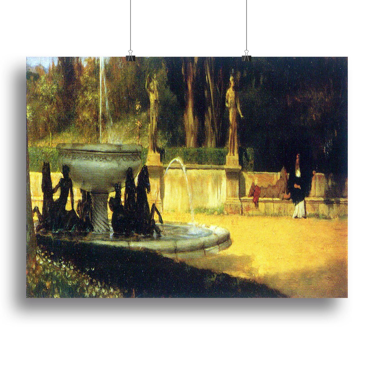 Roman Garden by Alma Tadema Canvas Print or Poster