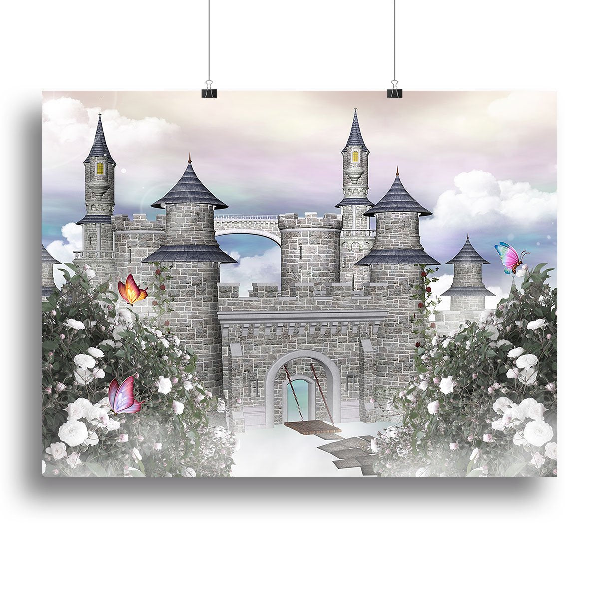 Romantic castle Canvas Print or Poster