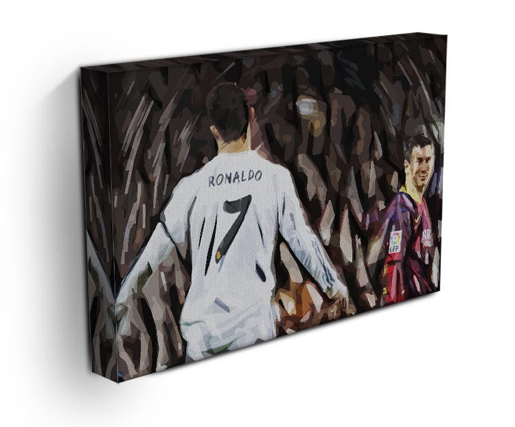 Ronaldo Vs Messi Print - Canvas Art Rocks - 3