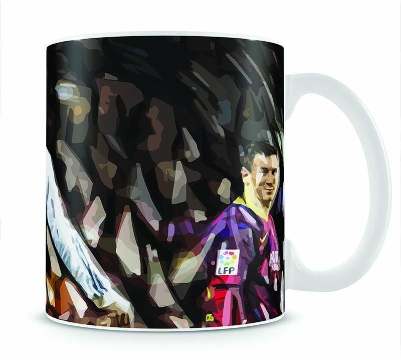 Ronaldo Vs Messi Mug - Canvas Art Rocks - 1