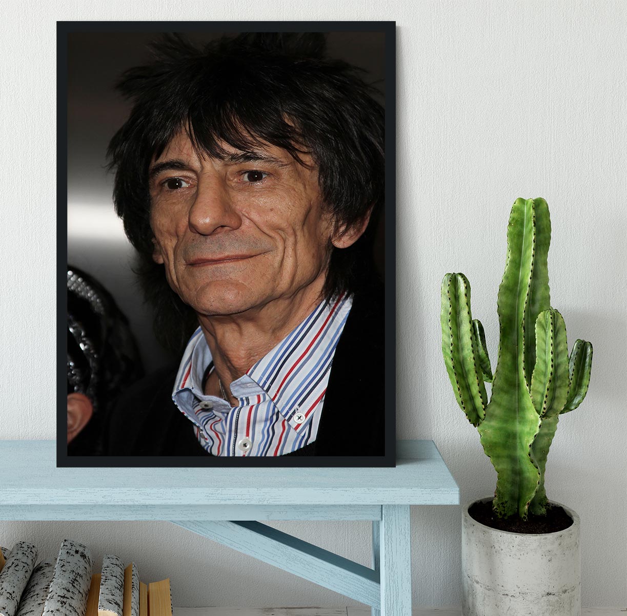 Ronnie Wood Framed Print - Canvas Art Rocks - 2