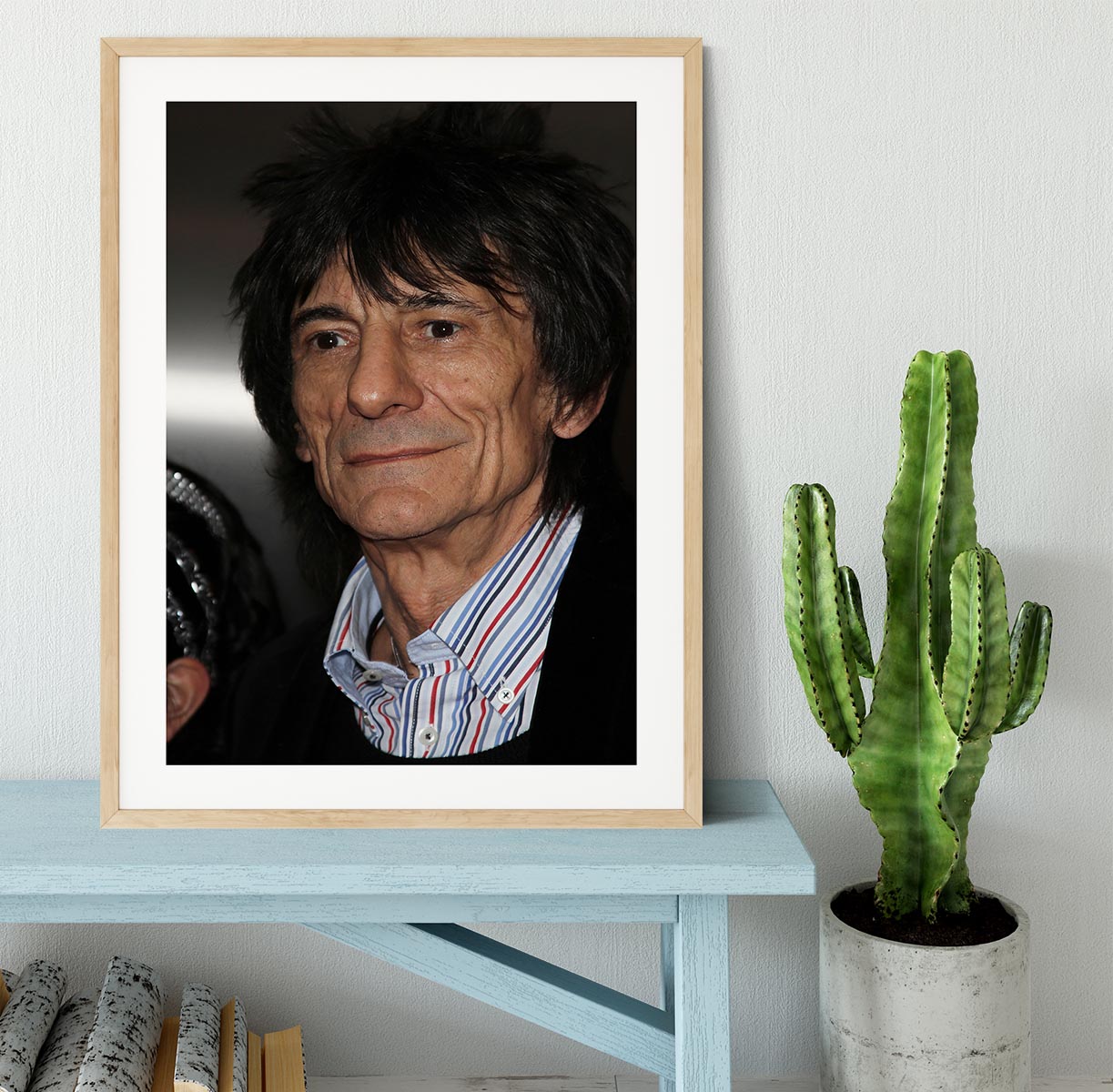 Ronnie Wood Framed Print - Canvas Art Rocks - 3