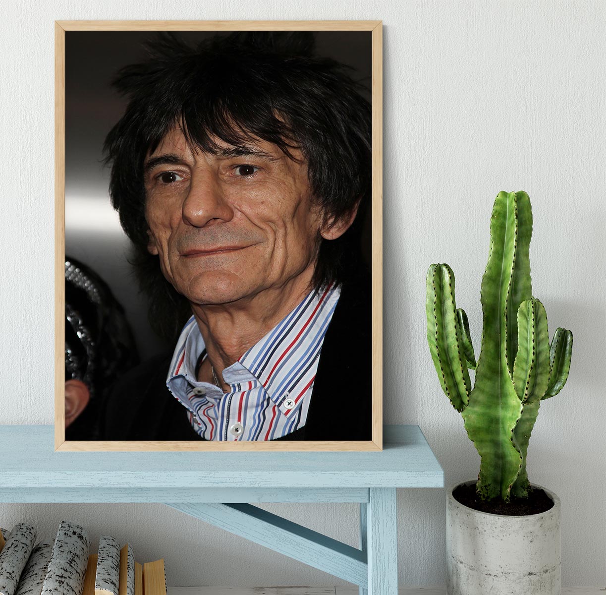 Ronnie Wood Framed Print - Canvas Art Rocks - 4