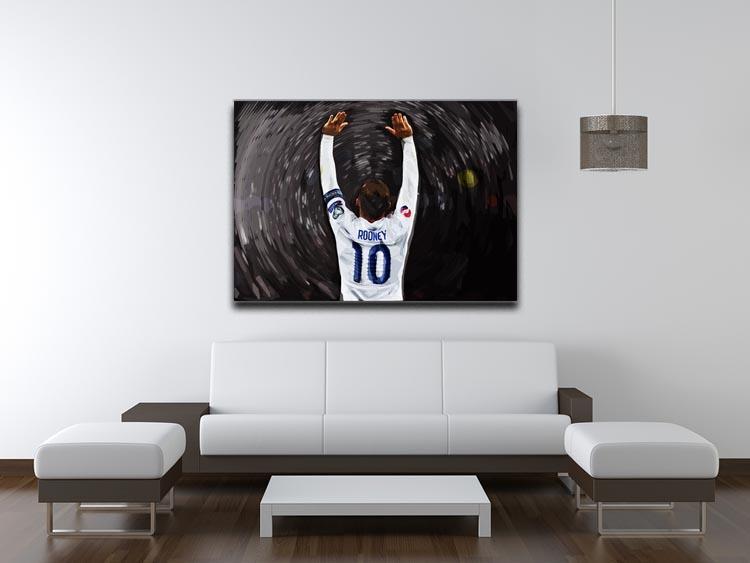 Rooney England Canvas Print or Poster - Canvas Art Rocks - 4