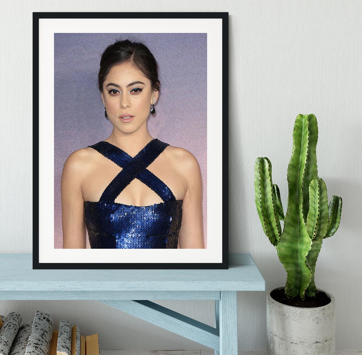 Rosa Salazar Framed Print - Canvas Art Rocks - 1