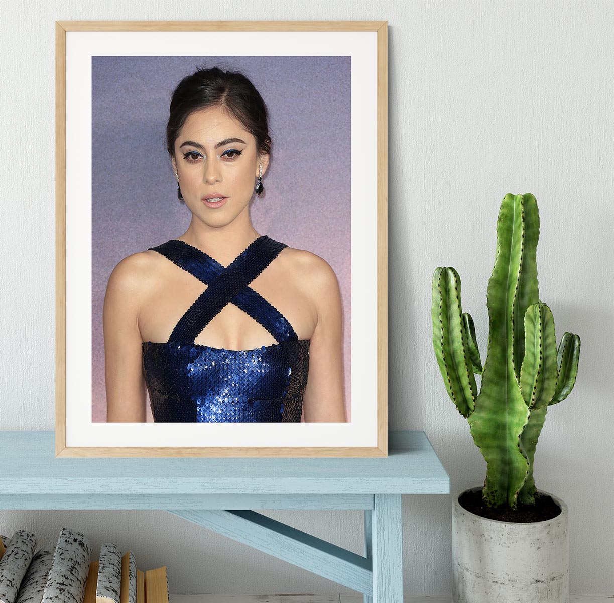 Rosa Salazar Framed Print - Canvas Art Rocks - 3