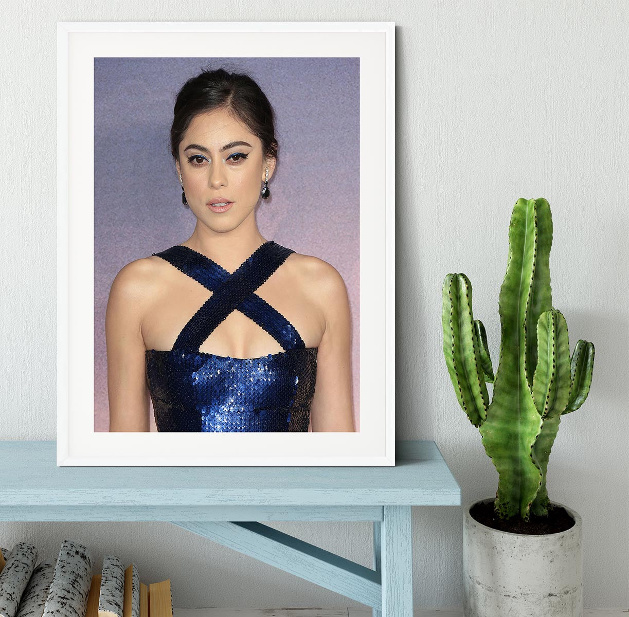 Rosa Salazar Framed Print - Canvas Art Rocks - 5