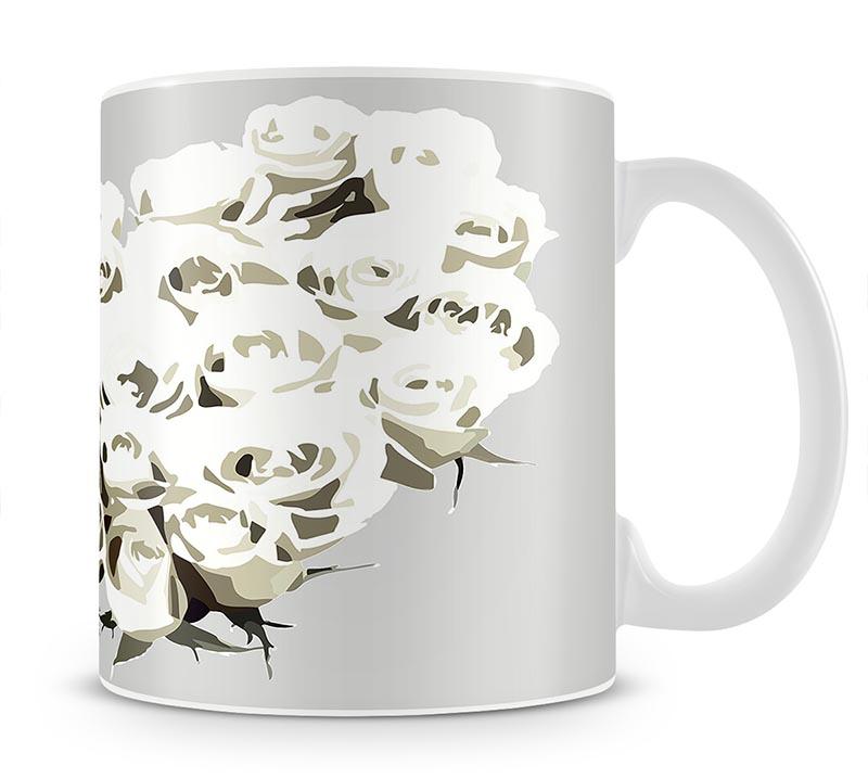 Rose-Cream-Brighter Mug - Canvas Art Rocks - 1