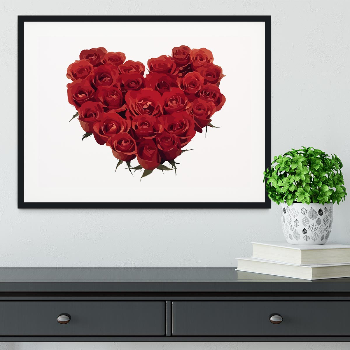 Rose Framed Print - Canvas Art Rocks - 1