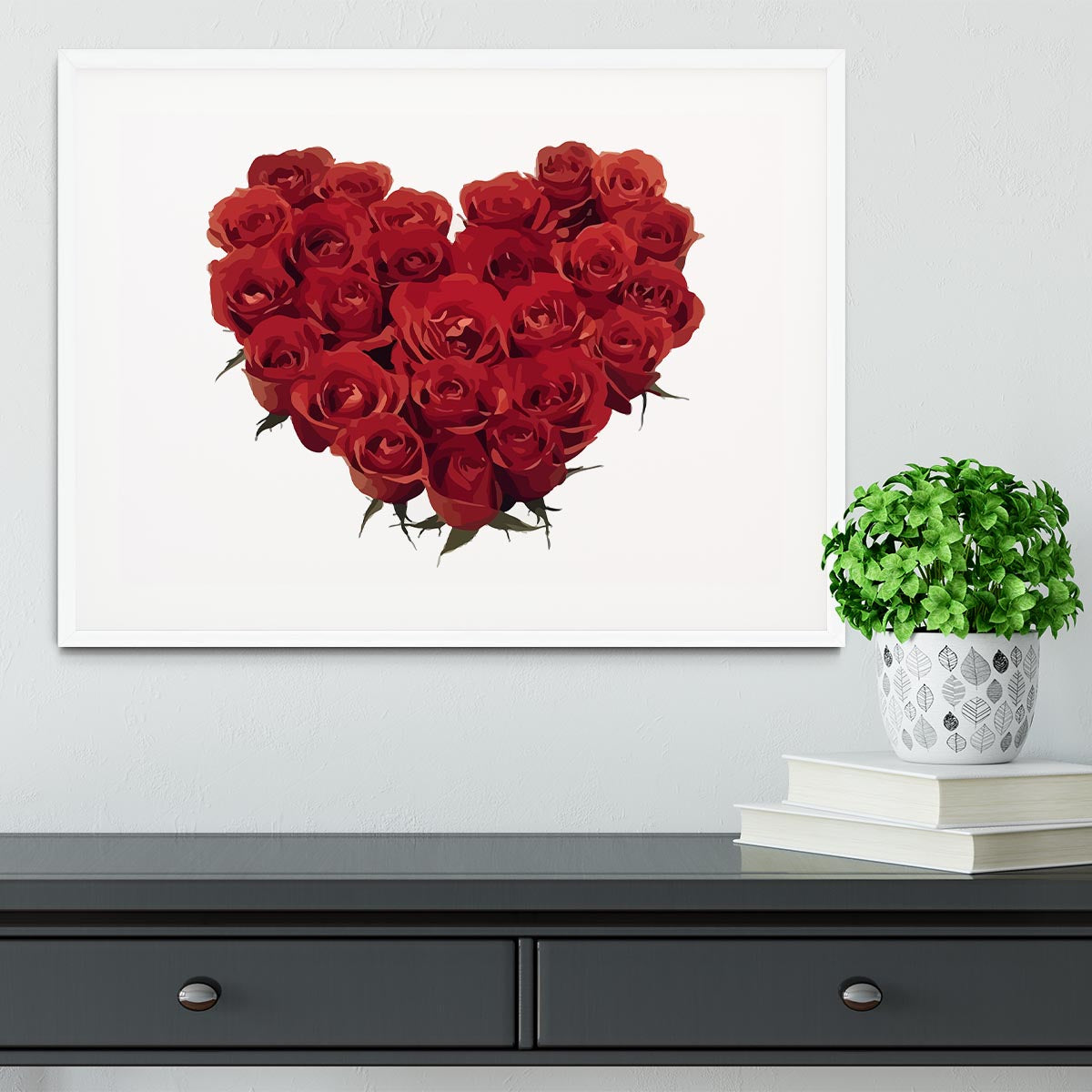 Rose Framed Print - Canvas Art Rocks - 5