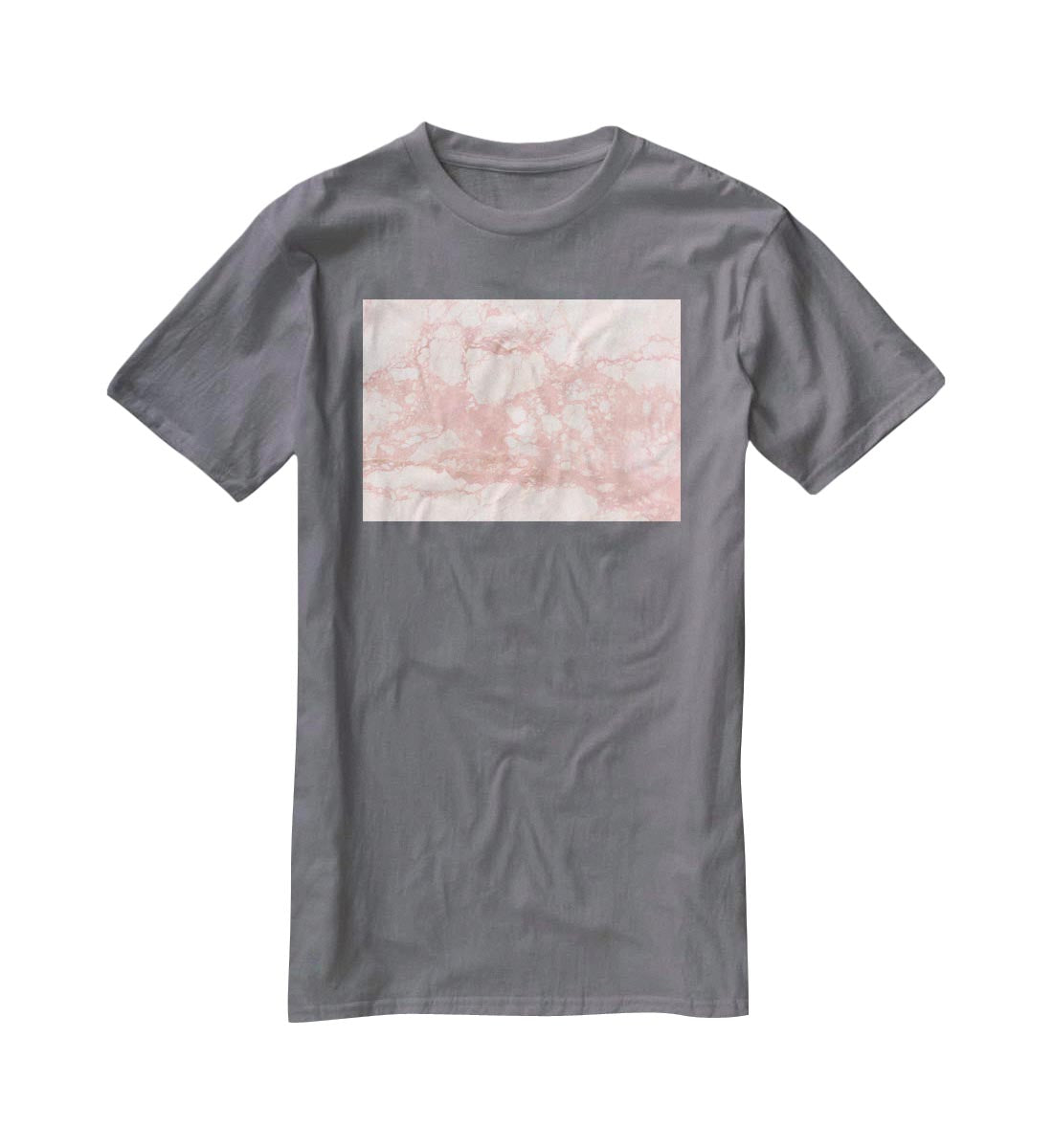 Rose Gold Marble T-Shirt - Canvas Art Rocks - 3