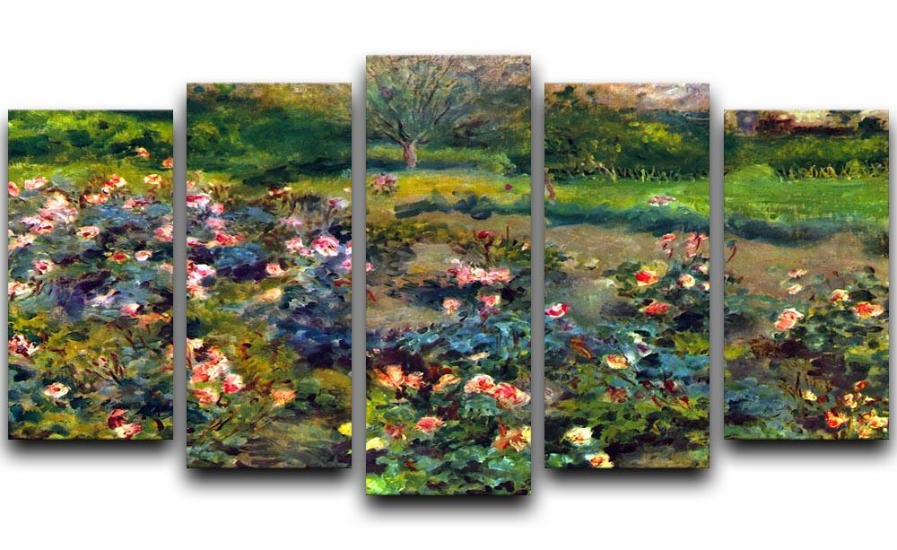 Rose grove by Renoir 5 Split Panel Canvas  - Canvas Art Rocks - 1