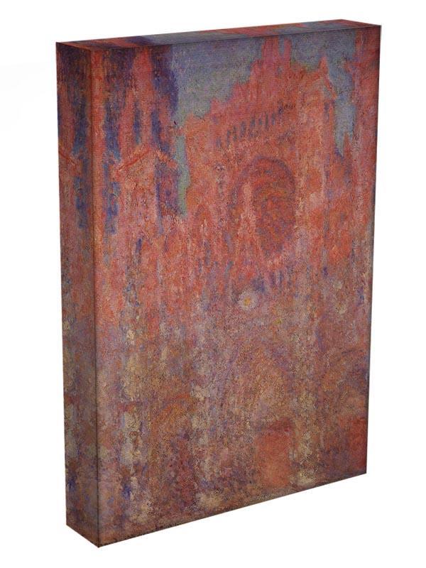 Rouen Cathedral Facade by Monet Canvas Print & Poster - Canvas Art Rocks - 3