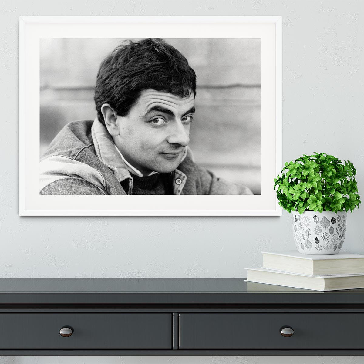 Rowan Atkinson Framed Print - Canvas Art Rocks - 5