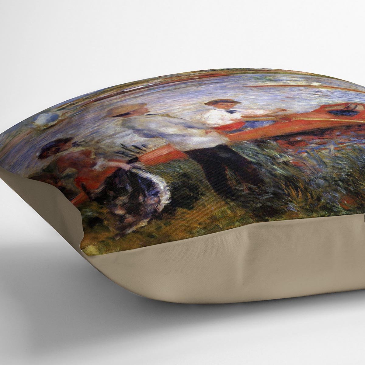 Rowers from Chatou by Renoir Throw Pillow