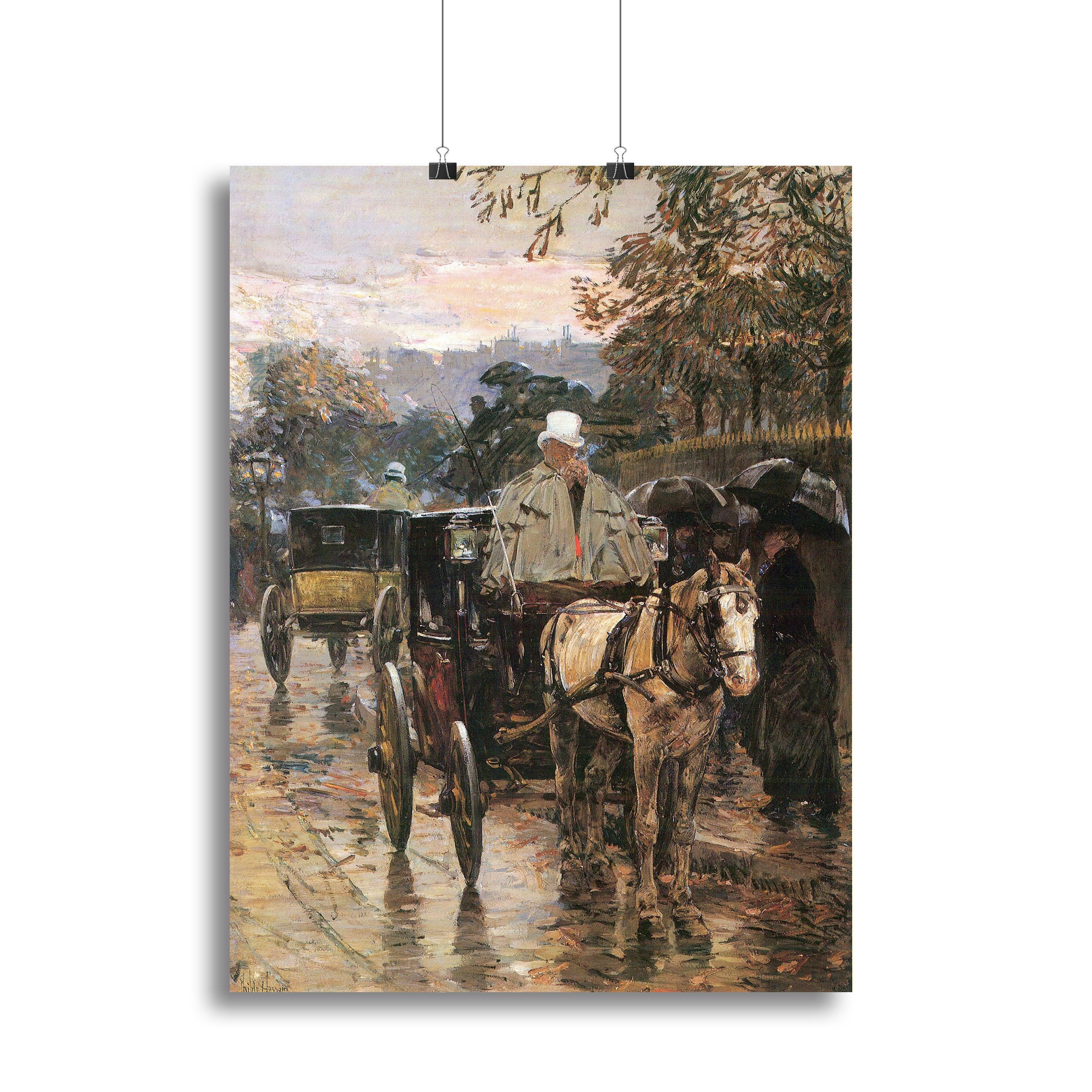 Rue Bonaparte 2 by Hassam Canvas Print or Poster