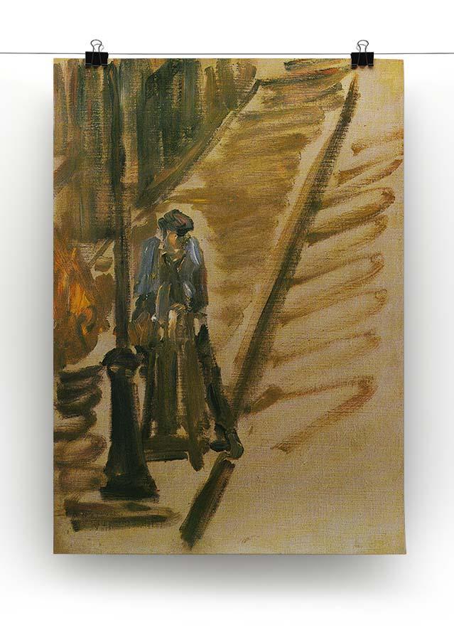 Rue Mossnier with Knife Grinder by Manet Canvas Print or Poster - Canvas Art Rocks - 2