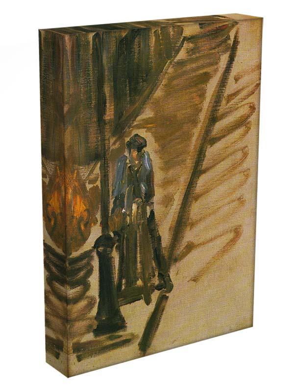 Rue Mossnier with Knife Grinder by Manet Canvas Print or Poster - Canvas Art Rocks - 3
