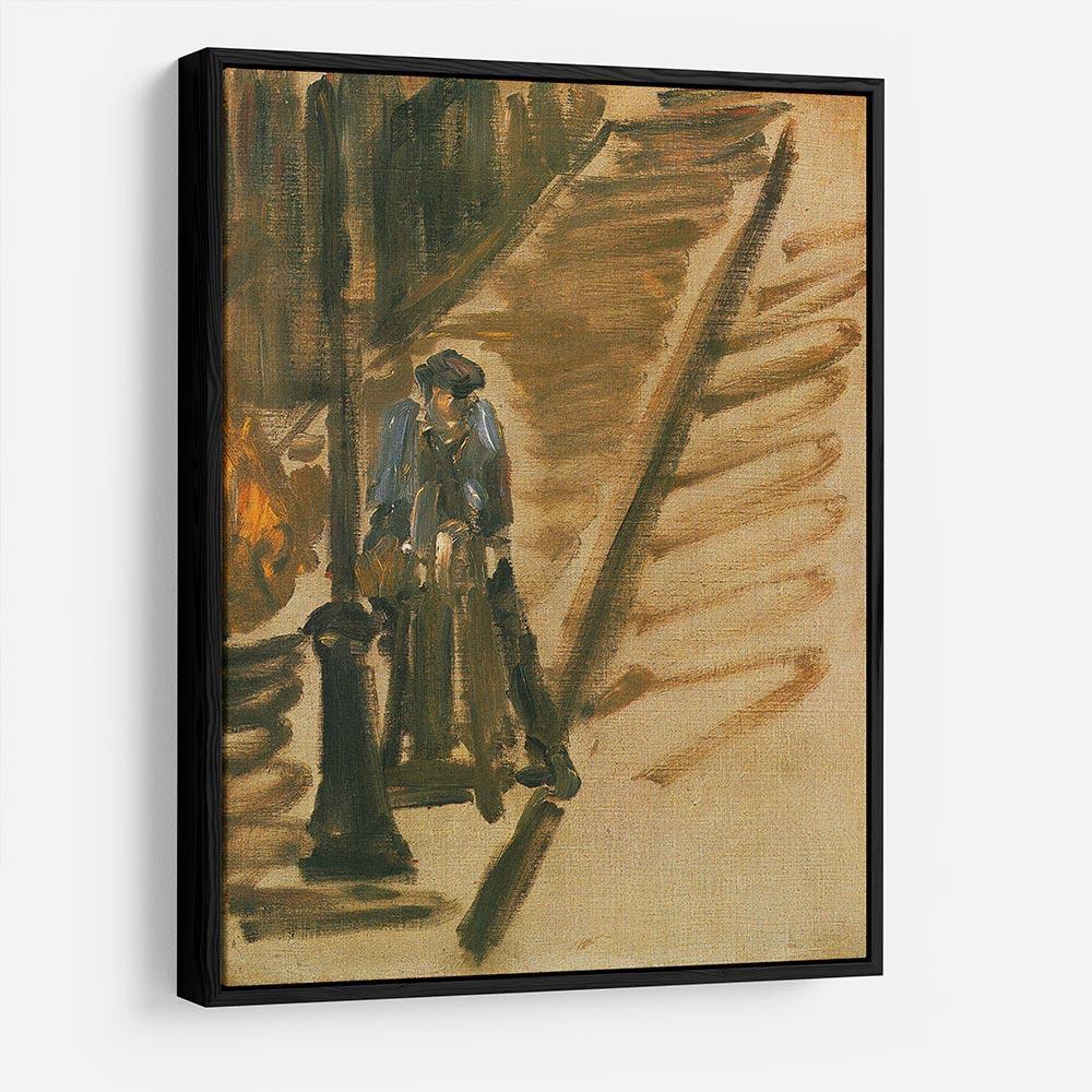 Rue Mossnier with Knife Grinder by Manet HD Metal Print