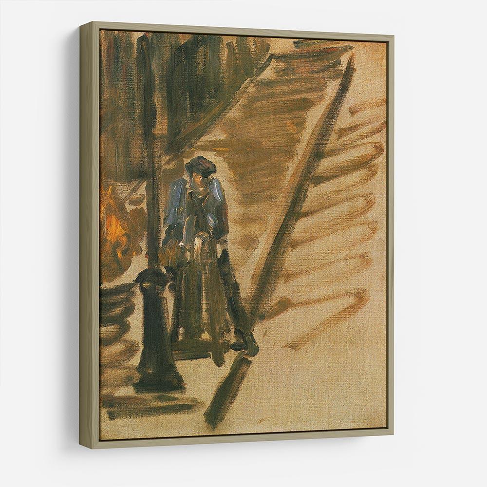 Rue Mossnier with Knife Grinder by Manet HD Metal Print