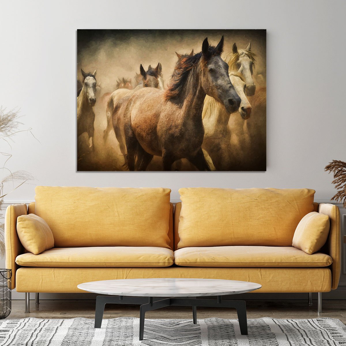 Running Horses Canvas Print or Poster