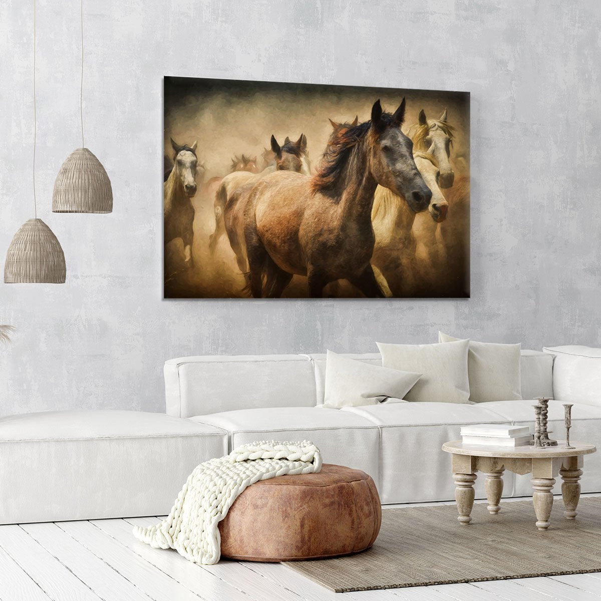 Running Horses Canvas Print or Poster