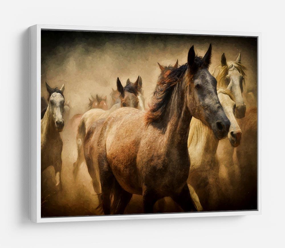 Running Horses HD Metal Print
