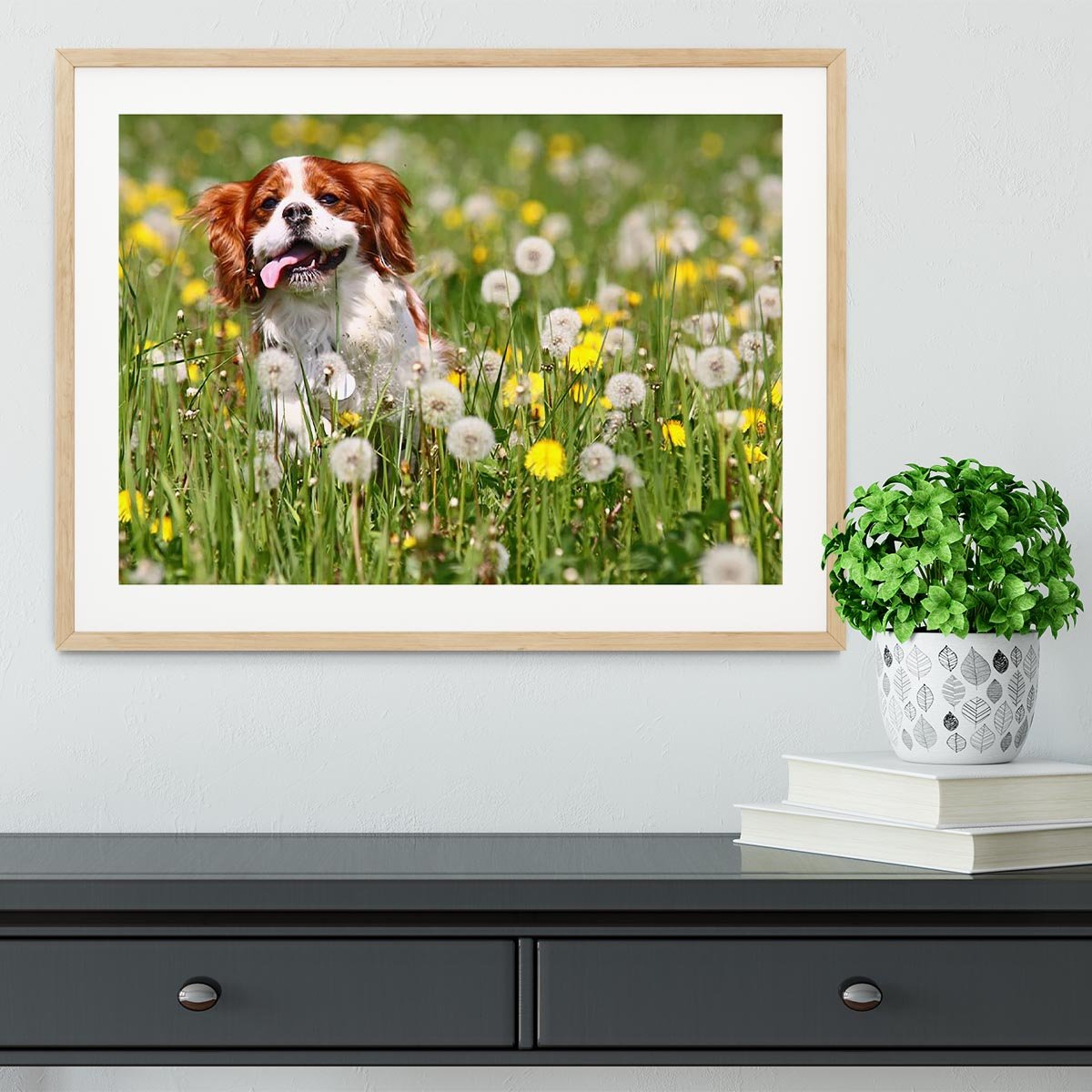 Running dog Framed Print - Canvas Art Rocks - 3