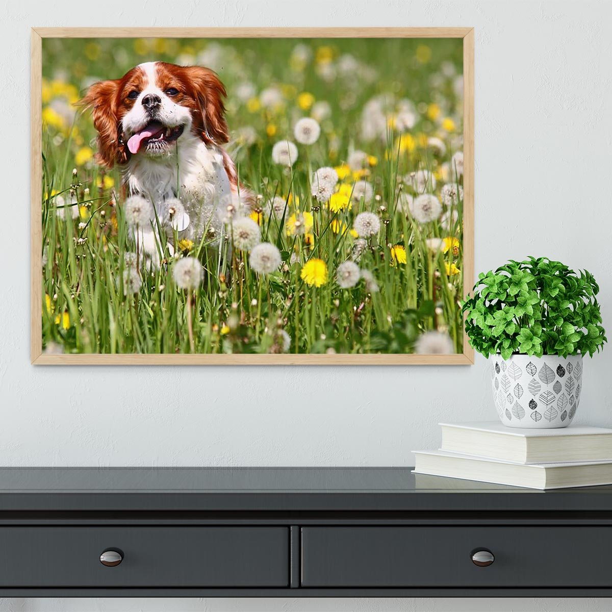 Running dog Framed Print - Canvas Art Rocks - 4