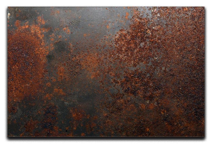 Rusted metal background Canvas Print or Poster  - Canvas Art Rocks - 1