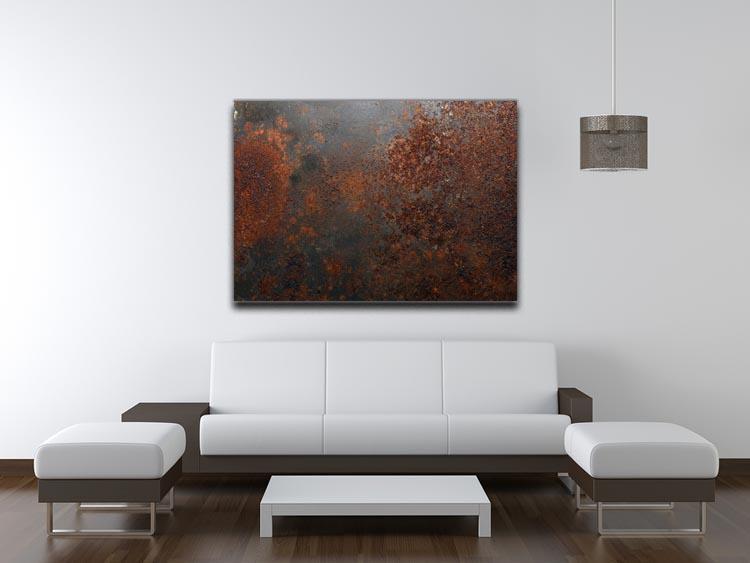 Rusted metal background Canvas Print or Poster - Canvas Art Rocks - 4