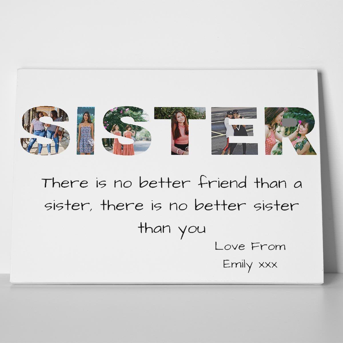 Sister Photo Canvas Print