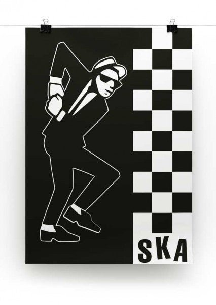 Ska Man Dancing Print - Canvas Art Rocks - 2