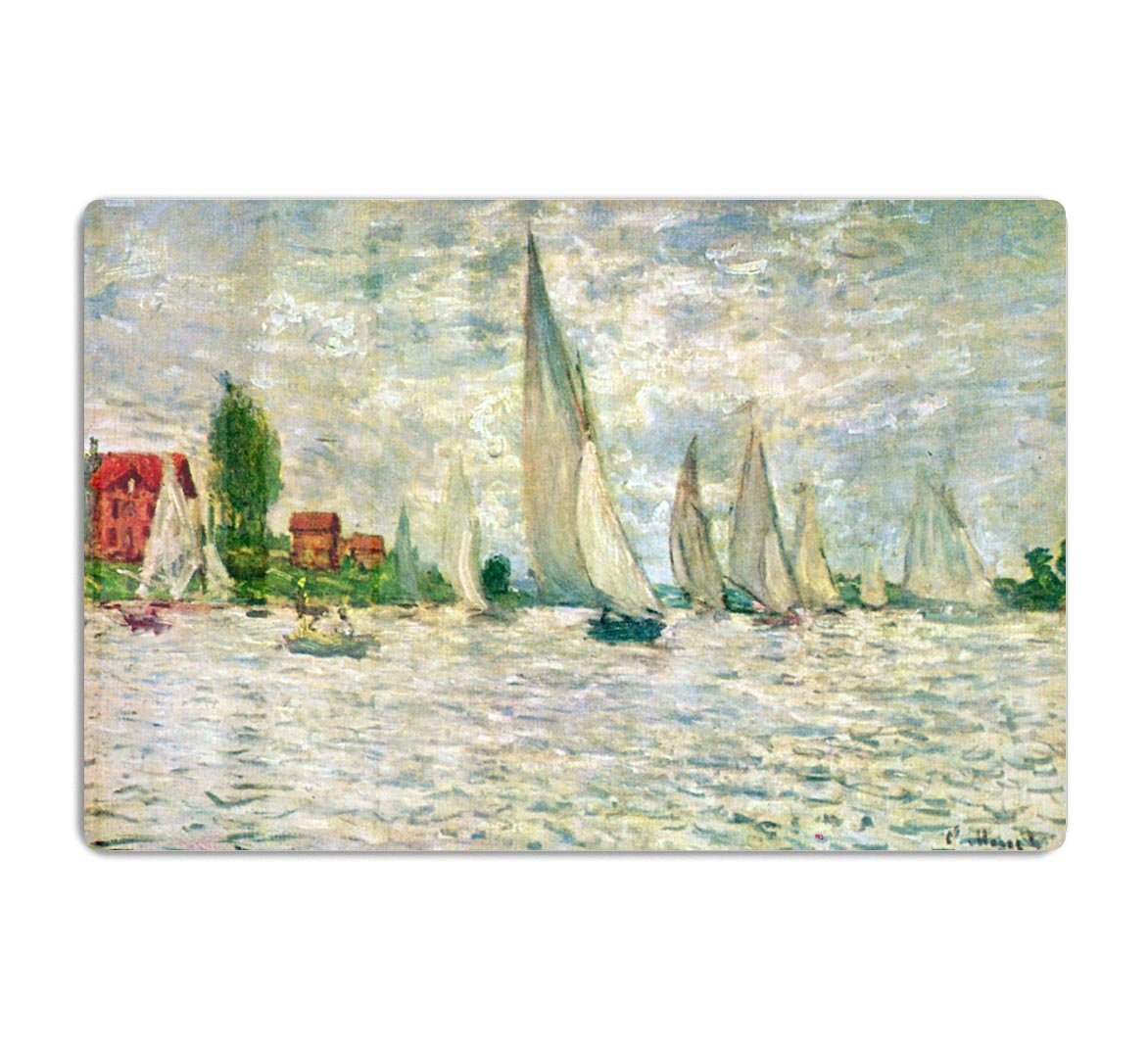 Sailboats regatta in Argenteuil by Monet HD Metal Print