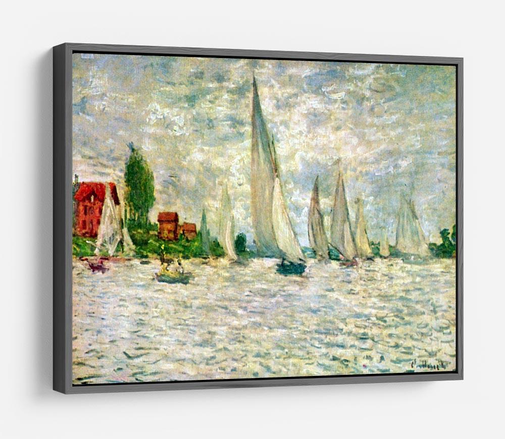 Sailboats regatta in Argenteuil by Monet HD Metal Print
